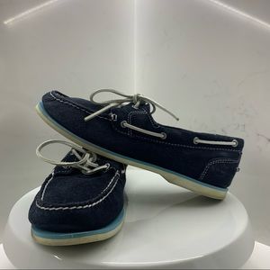 Timberland Earthkeepers Classic 2 Eye Womens Boat Shoes Deck Blue size 10